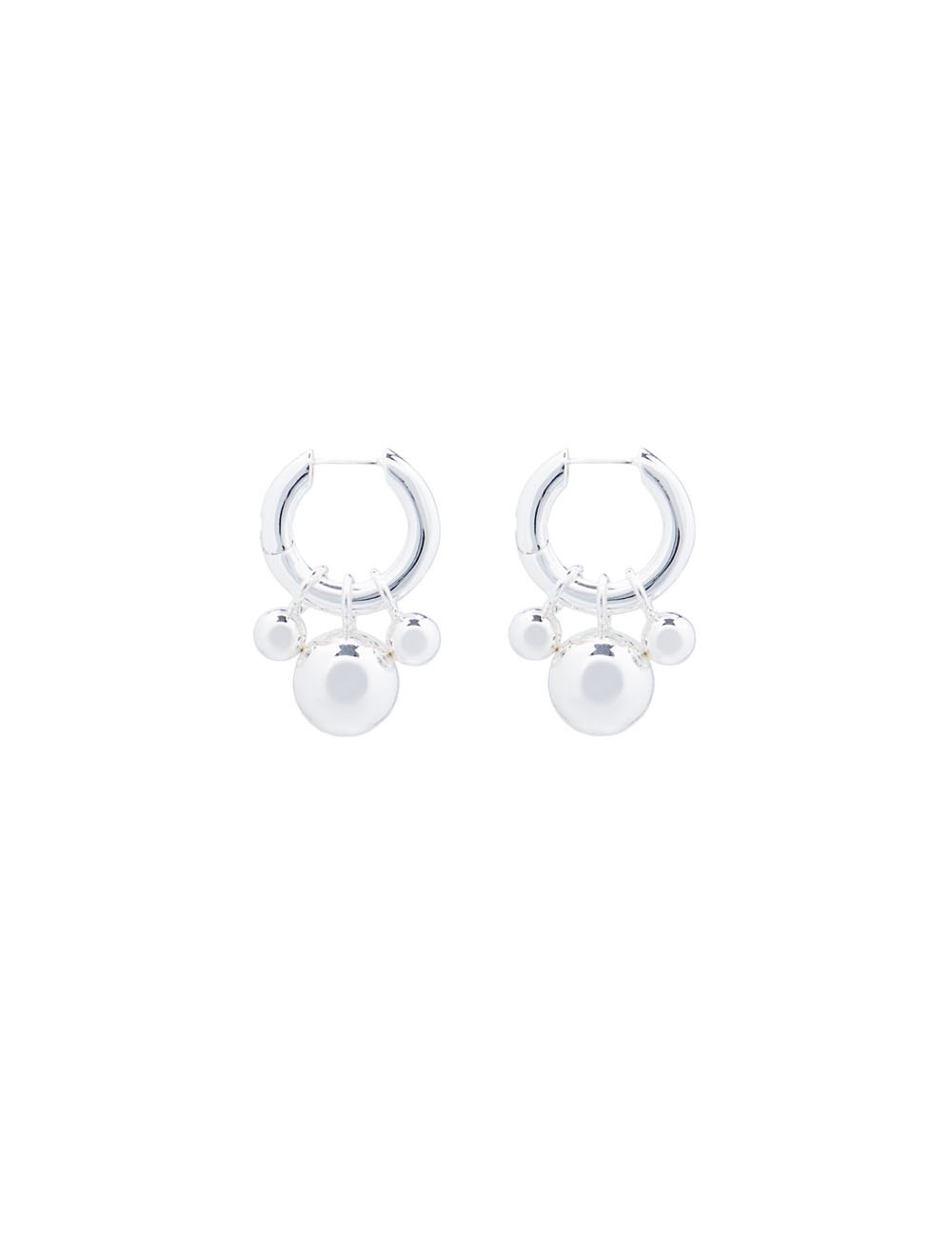 Signature orb hoop earrings(classic)