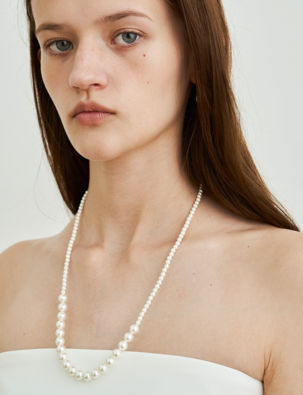 Refined Pearl Necklace (M/L)